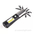 Latarka z zasilaniem bateryjnym Multi-tools Cob Magnetic Led Torch